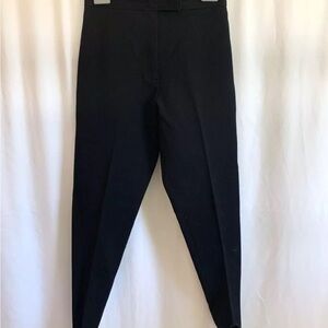 Jaeger Vintage 1980s Black Knit Stir Up Pants - Size Small